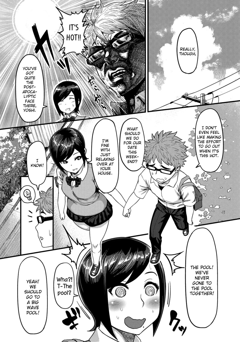 Hentai Manga Comic-Peach Butt Motion-Read-2